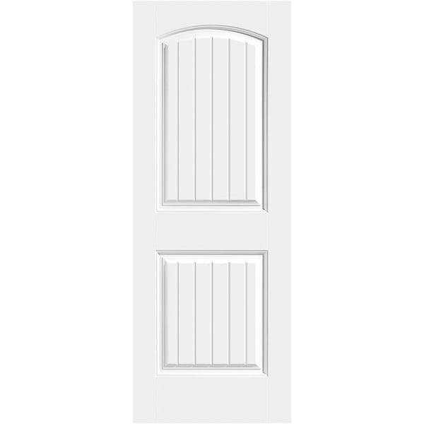 Masonite Cheyenne 2 Panel Hollow Core Primed Molded Door Slab, 24" X 80"
