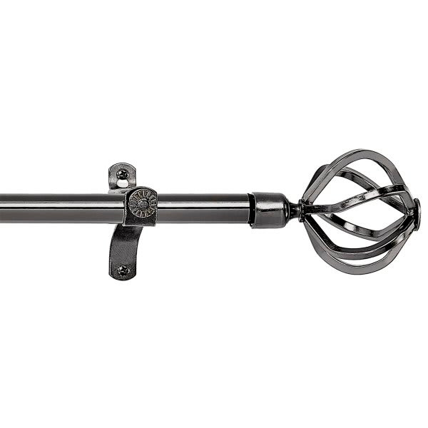 Achim Metallo Decorative Rod And Finial Carrera 28 To 48", Case Of 6