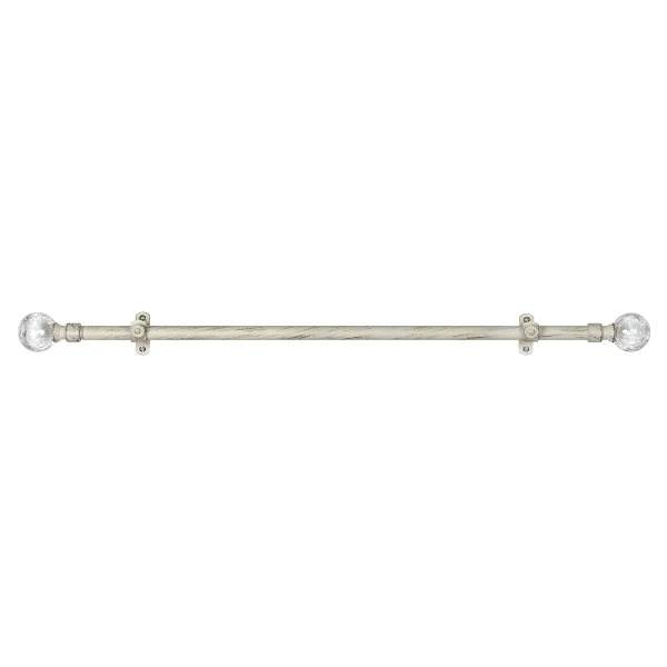 Achim Metallo Decorative Rod And Finial Ilana 28 To 48", Case Of 6