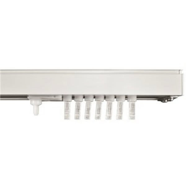 Designer'S Touch 120 In. Wide White Aluminum Headrail For 3-1/2 In. Vertical Blind