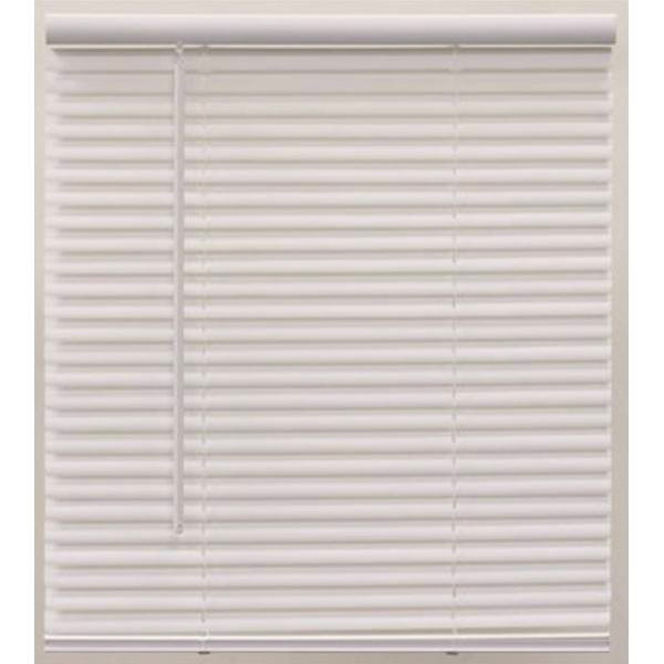Champion 1 In. Vinyl 63 In. X 64 In. Light Filtering Blind, Alabaster
