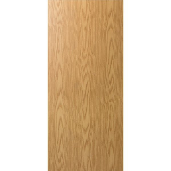 Masonite 32 In. X 80 In. 1.375 In. Flush Alpine Oak Clear Coat Hollow Core Slab Interior Door