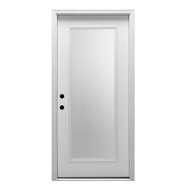 Mmi Door 36"X80" RH Full-Lite Clear Glass Prehung Front Door On 4-9/16" Frame