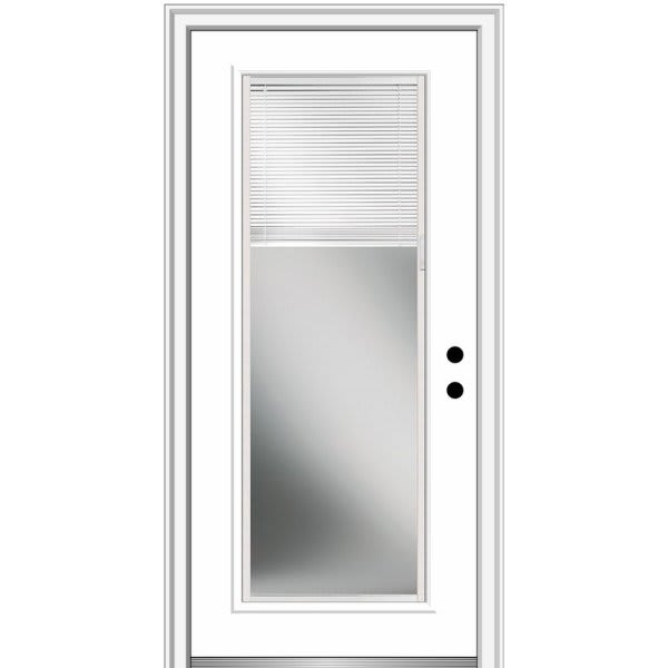 Mmi Door Full Lite 36" X 80" Lh-In Rlb On 4-9/16" Finger-Jointed Primed Frame