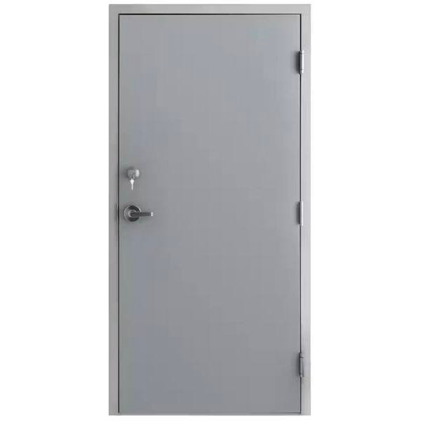 Armor Door 36 In. X 80 In. Fire-Rated Left-Hand Flush Steel Door W/ Frame And Deadlock