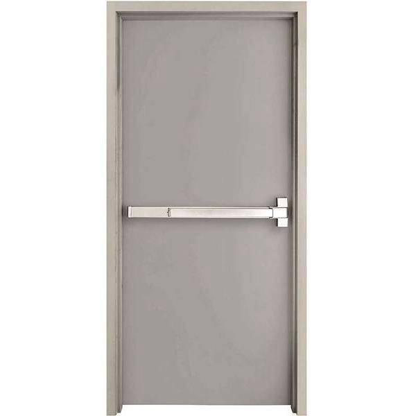 Armor Door 36 In. X 80 In. Fire-Rated Left-Hand Flush Steel Door W/ Panic Bar And Hardware