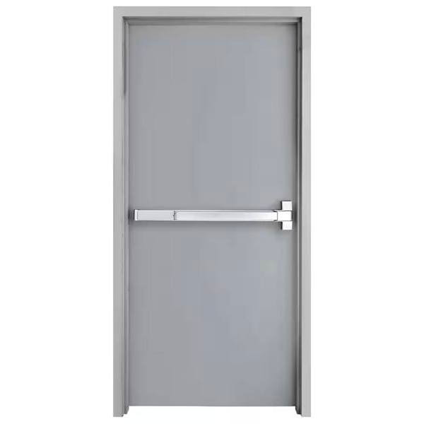 Armor Door 36 In. X 84 In. Fire-Rated Steel Door Slab W/ Panic Bar And Adjustable Frame