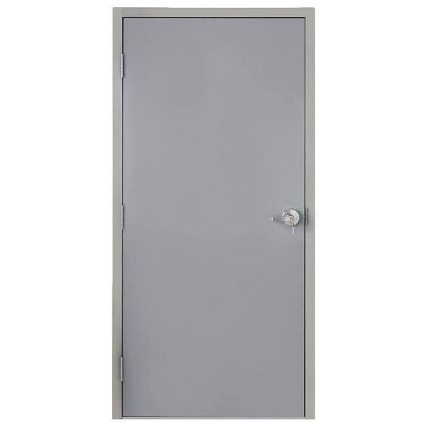 Armor Door 36 In. X 84 In. Right-Hand Metal Door (For 4.5 - 7.75 In. Wall Thickness)