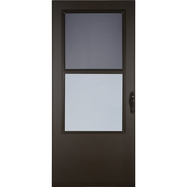 Larson 32 In Life-Core Reversa Wood Screen Storm Door (Brown)