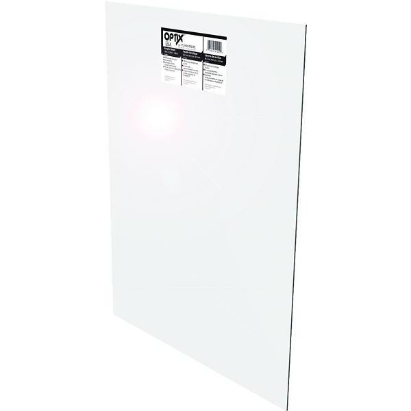 Plaskolite Optix Acrylic Sheet, 36x36x.100