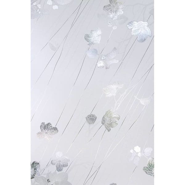 Artscape Window Film, Silver Rose, 24" X 36"