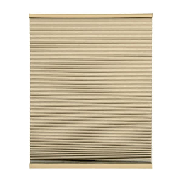 Champion Tan Cordless Blackout Cellular Shade 66x64"