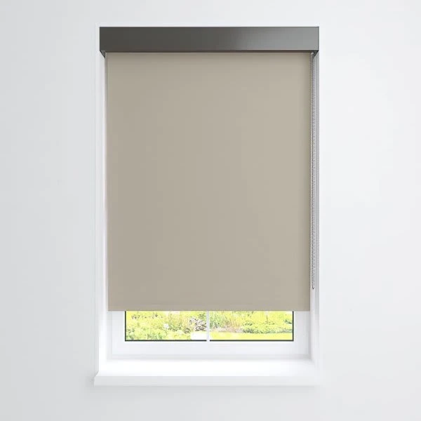 Fabtex Manual Roller Shade For Windows 36"-48"W X 84"H Blackout Twill