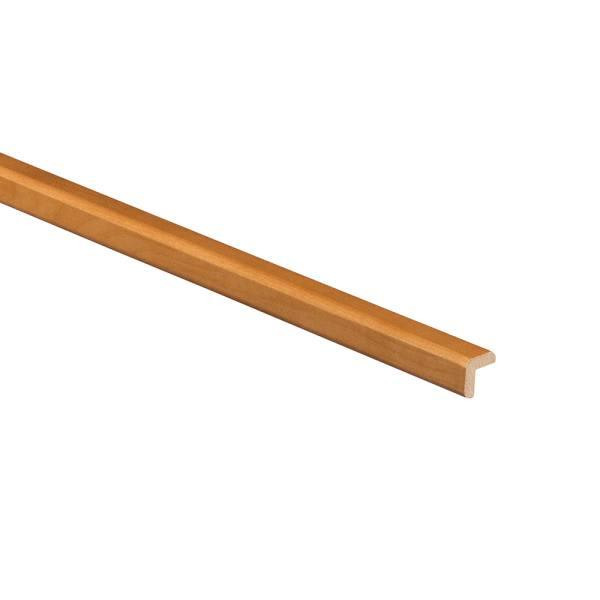 Newport 96 In. W X 0.75 In. D X 0.75 In. H Solid Wood Kitchen Cabinet Outside Corner Molding In Cinnamon