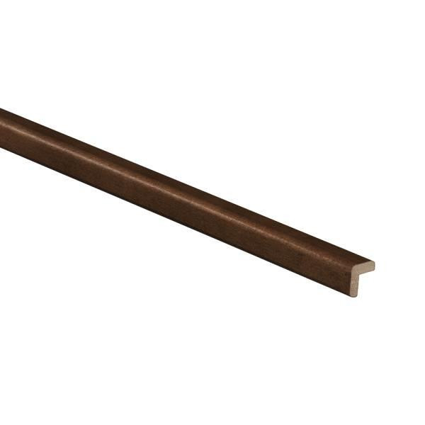 Newport 96 In. W X 0.75 In. D X 0.75 In. H Solid Wood Kitchen Cabinet Outside Corner Molding In Manganite