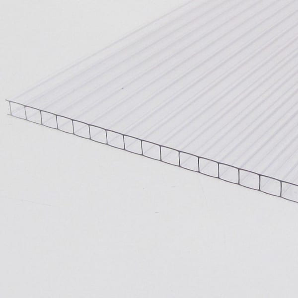 Polymershapes 0.236" X 36" X 72" Clear Multiwall Polycarbonate Sheet