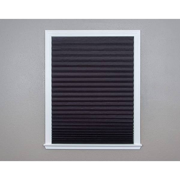 Redi Shade 36 In X 72 In Blackout Paper Shade, Black, Package Of 4