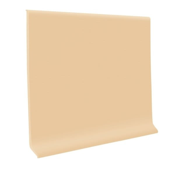 Roppe 4 In X .080 In X 48 In Camel Vinyl Wall Cove Base