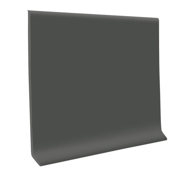 Roppe 4 In X .080 In X 48 In Charcoal Vinyl Wall Cove Base