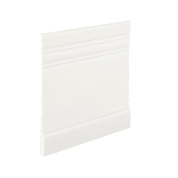 Roppe 4 In X .125 In X 60 Ft White Pinnacle Rubber Architectural Wall Base Coil