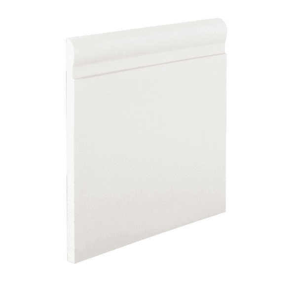 Roppe 4.25 In X .25 In X 60 Ft White Pinn. Rub. Architectural Wall Base Coil