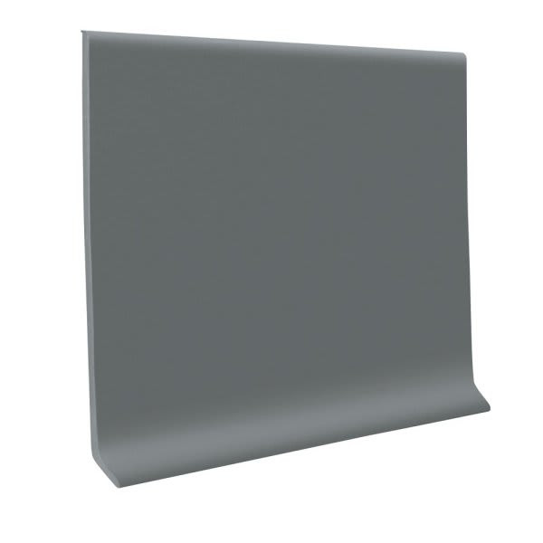 Roppe 4.5 In X .125 In X 48 In Dark Gray Rubber Wall Cove Base