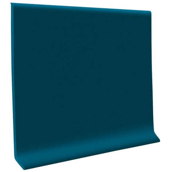 Roppe 700 Series Cove Base 4x4' Blue, Carton Of 30