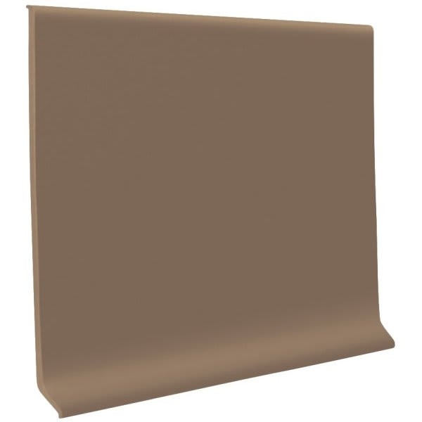 Roppe Pinnacle Rubber 1/8" Cove Base 4"X4' Chameleon, Carton Of 30