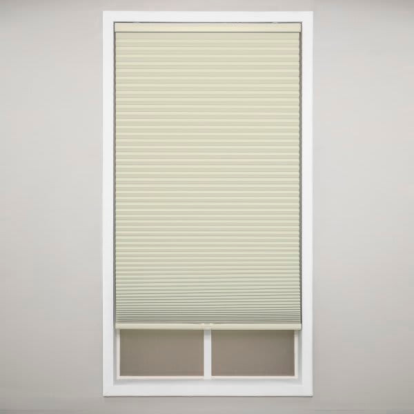 St. Charles Blackout Honeycomb Cellular Shade, Alabaster, 28 X 64