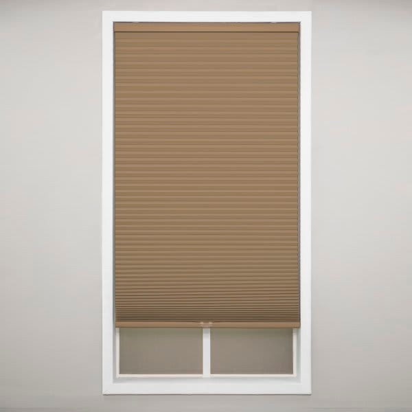 St. Charles Blackout Honeycomb Cellular Shade, Latte, 31.5 X 64