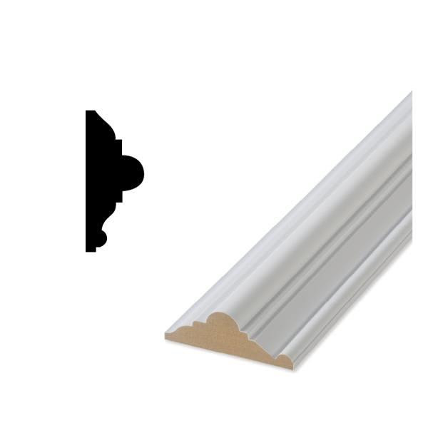 Woodgrain Distribution 1-1/16 In. X 3 In. X 8 Ft. Chair Rail Molding (5-Pack)