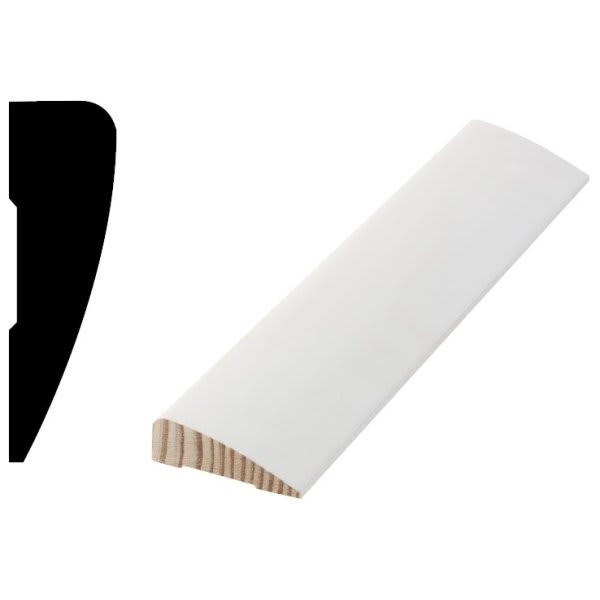 Woodgrain Distribution 327 11/16"X2-1/4"X7' Primed Finger-Jointed Door/Window Casing, Package Of 5