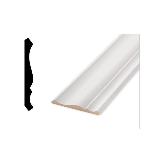 Woodgrain Distribution 47 7/16" X 4-5/8" X 96" Finished Elegance Crown Moulding Package Of 4