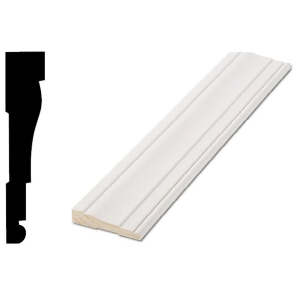 Woodgrain Distribution L445 5/8" X 3-1/4" X 8' Primed Finger-Jointed Casing, Package Of 5