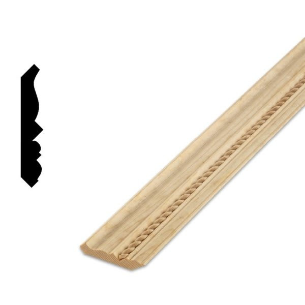 Woodgrain Millwork Cm268 Pine Crown Moulding 9/16x2-3/4x8', Package Of 5
