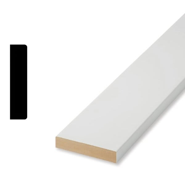 Woodgrain Millwork Craftsman Primed Mdf Case Moulding 4-1/2 X 96", Package Of 5