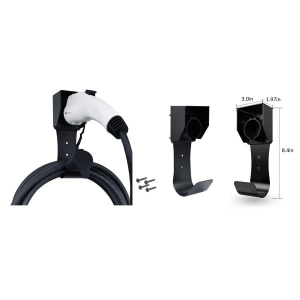 Light Efficient Design Breezev J1772 Holster And Dock With Cable Hook