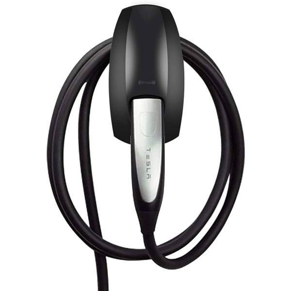 Lectron Charger Mnt/Cable Organizer Tesla Model X/S/3/Y Protective Accessory Blk