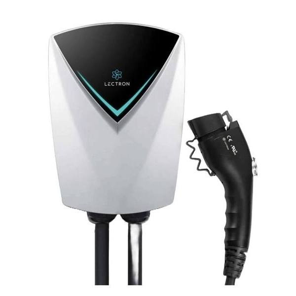 Lectron 48a Level 2 Ev Charge Station With App Control, Nema 14-50 Plug/Hardwire