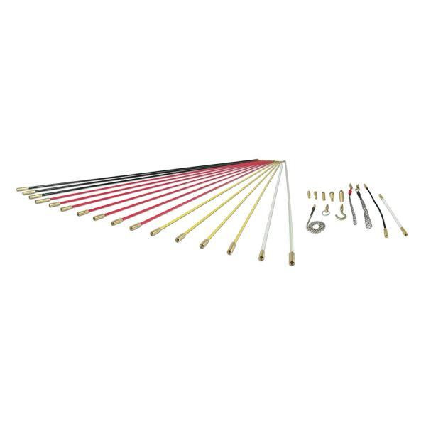 Klein Tools Polypropylene Mega Fish Rod Kit 52'