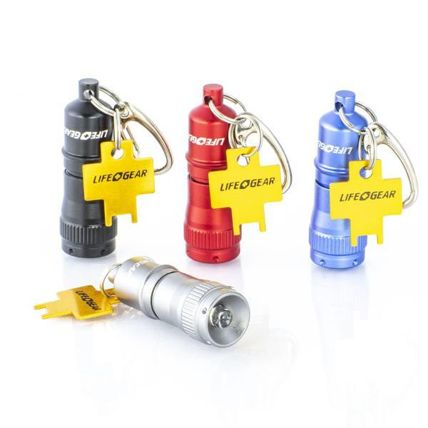 Life+gear 8 Lumens, Led Mini Aluminum Key Chain Flashlight