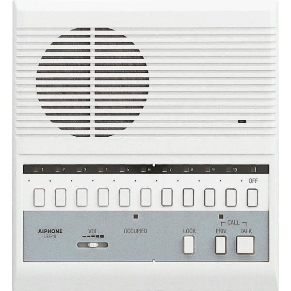 Aiphone Communications 10-Call Button Intercom Panel Entrance Station