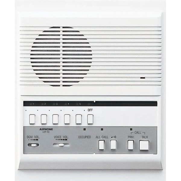 Aiphone Communications Lef Series 5-Call Audio Master Station