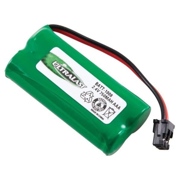Ultralast 2.4 Volt  Green Replacement Cordless Phone Battery