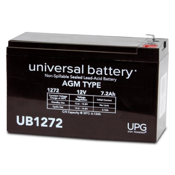 Universal Power Group 12v 7.2ah F1 Term Sealed Lead Acid Agm Rechargeabl Battery