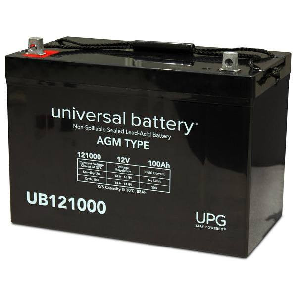 Universal Power Group 12-Volt 100 Ah Z1 Term Sealed Agm Rechargeable Battery