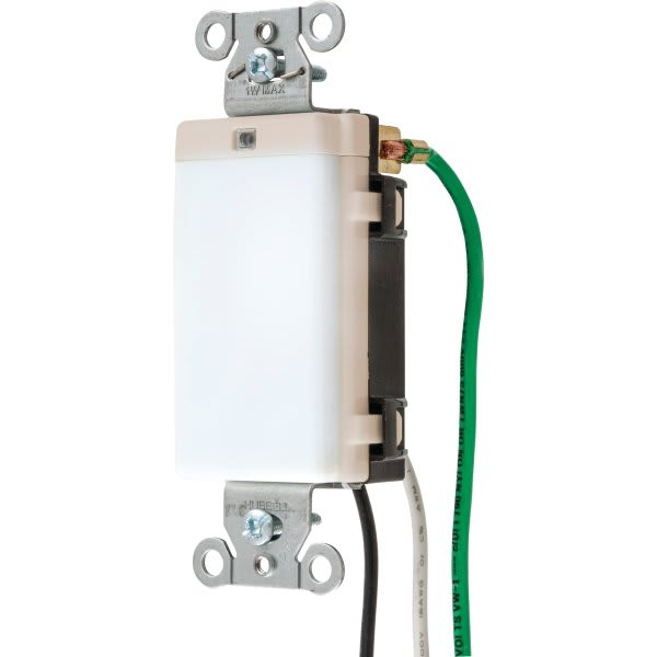 Hubbell-Pro 120/277 Vac Nightlight Decorator Switch