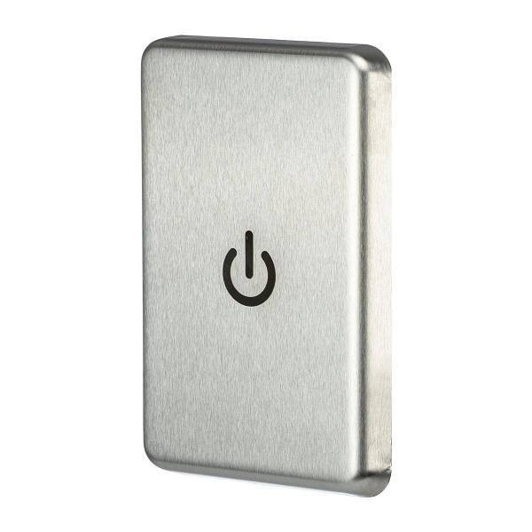 Hubbell Scrubswitch Single Gang Replacement Cover Stainless Steel