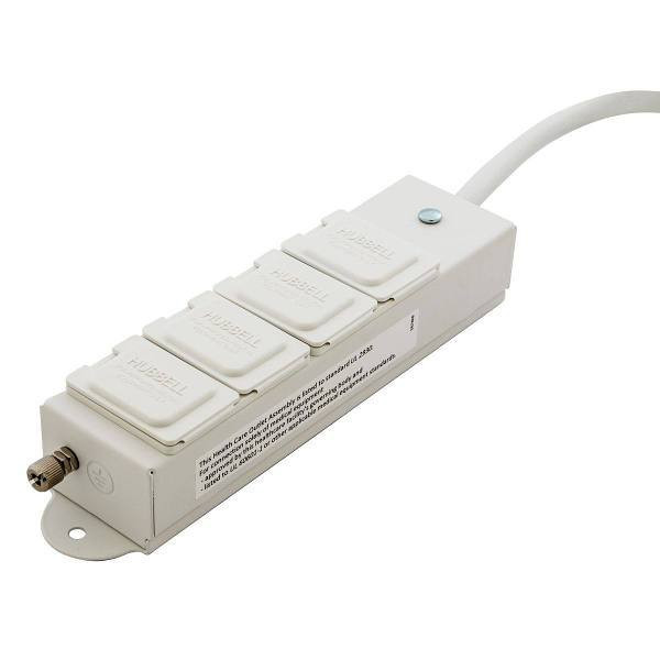 Hubbell Wiring 15 Amp 4-Outlet Hcoa Surge Protector Rpt 6' Cord