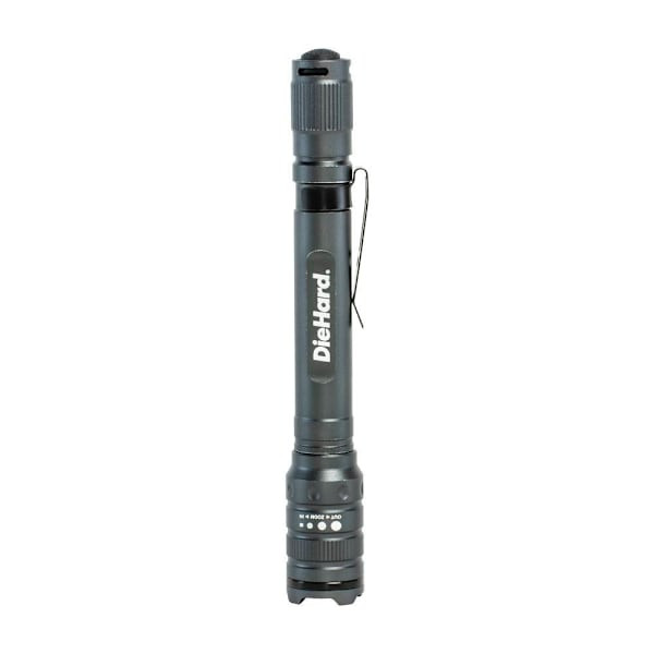 Diehard 180 Lumen 2aaa Aluminum Twist Focus Flashlight